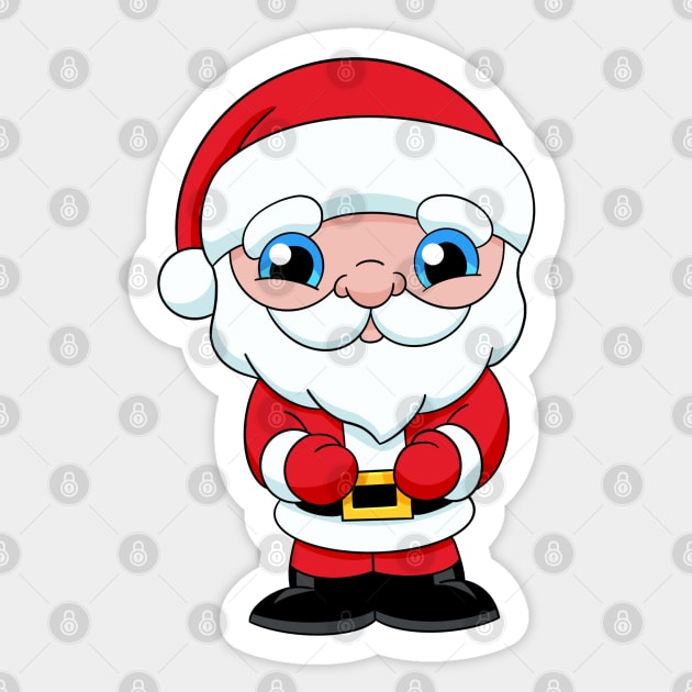 Cute Santa, Xmas, Christmas, Santa Claus Sticker by PrimeStore